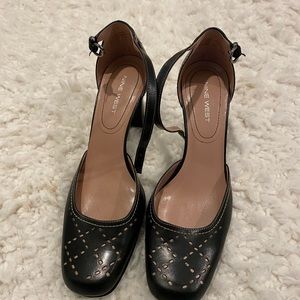 Nine West ankle strap heel
